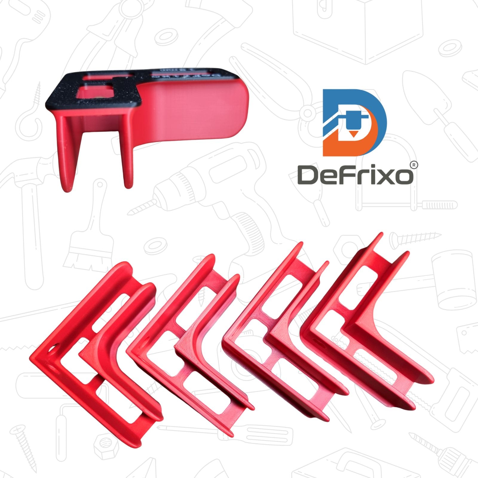CabinetMate™ Cabinet Assembly Jig – 90° Alignment Tool Set (18mm) | Set of 4
