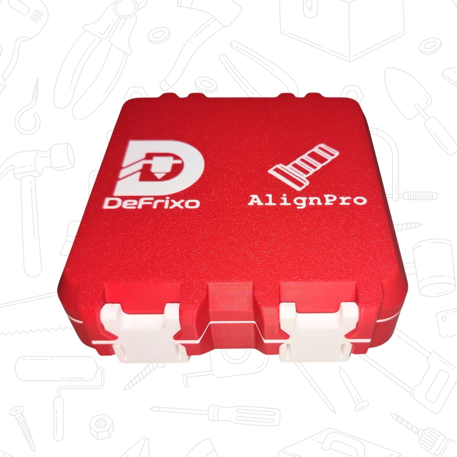 (Box Only) AlignPro™ Laser Level Marker Storage Box – Protective Case for Lightweight, Heavy Base & Magnetic Sets