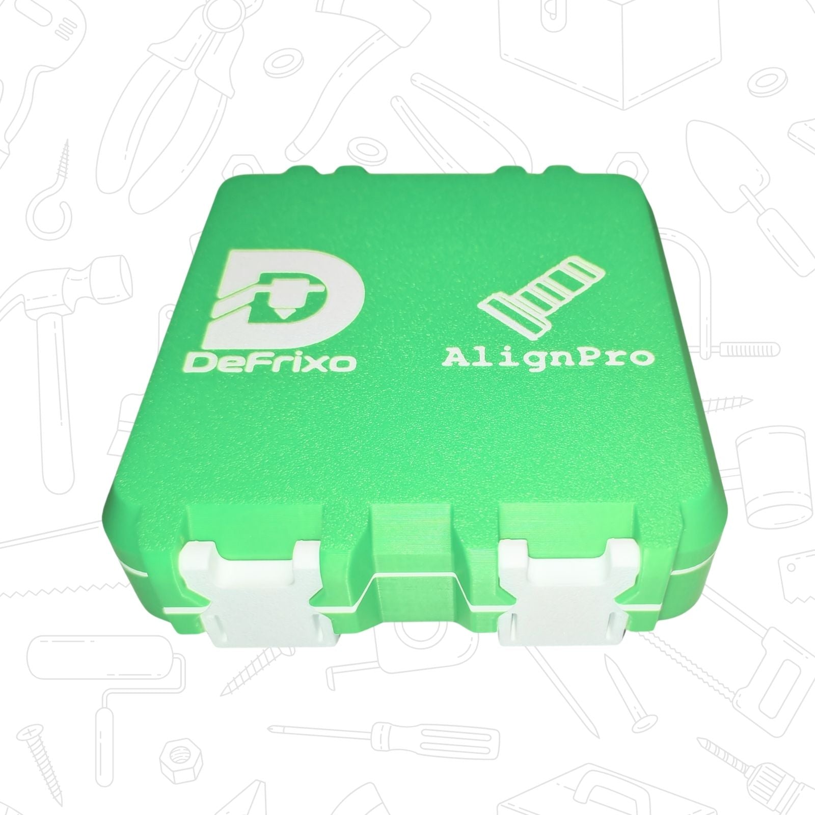 (Box Only) AlignPro™ Laser Level Marker Storage Box – Protective Case for Lightweight, Heavy Base & Magnetic Sets