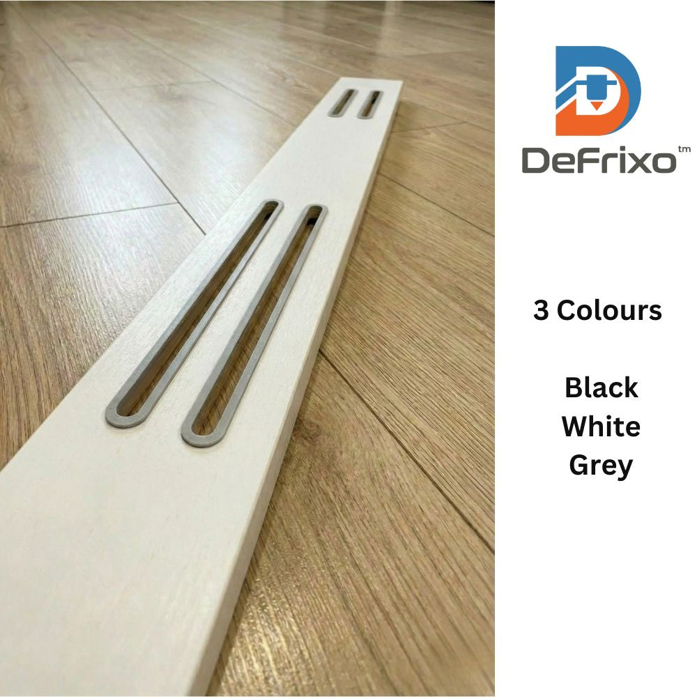 Slimline Ventilation Grille Cover for 18mm Panels - Various Lengths Available | Set of 2