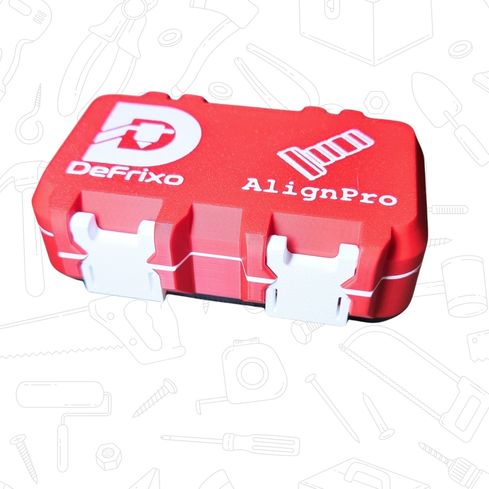 (Box Only) AlignPro™ Laser Level Marker Storage Box – Protective Case for Lightweight, Heavy Base & Magnetic Sets