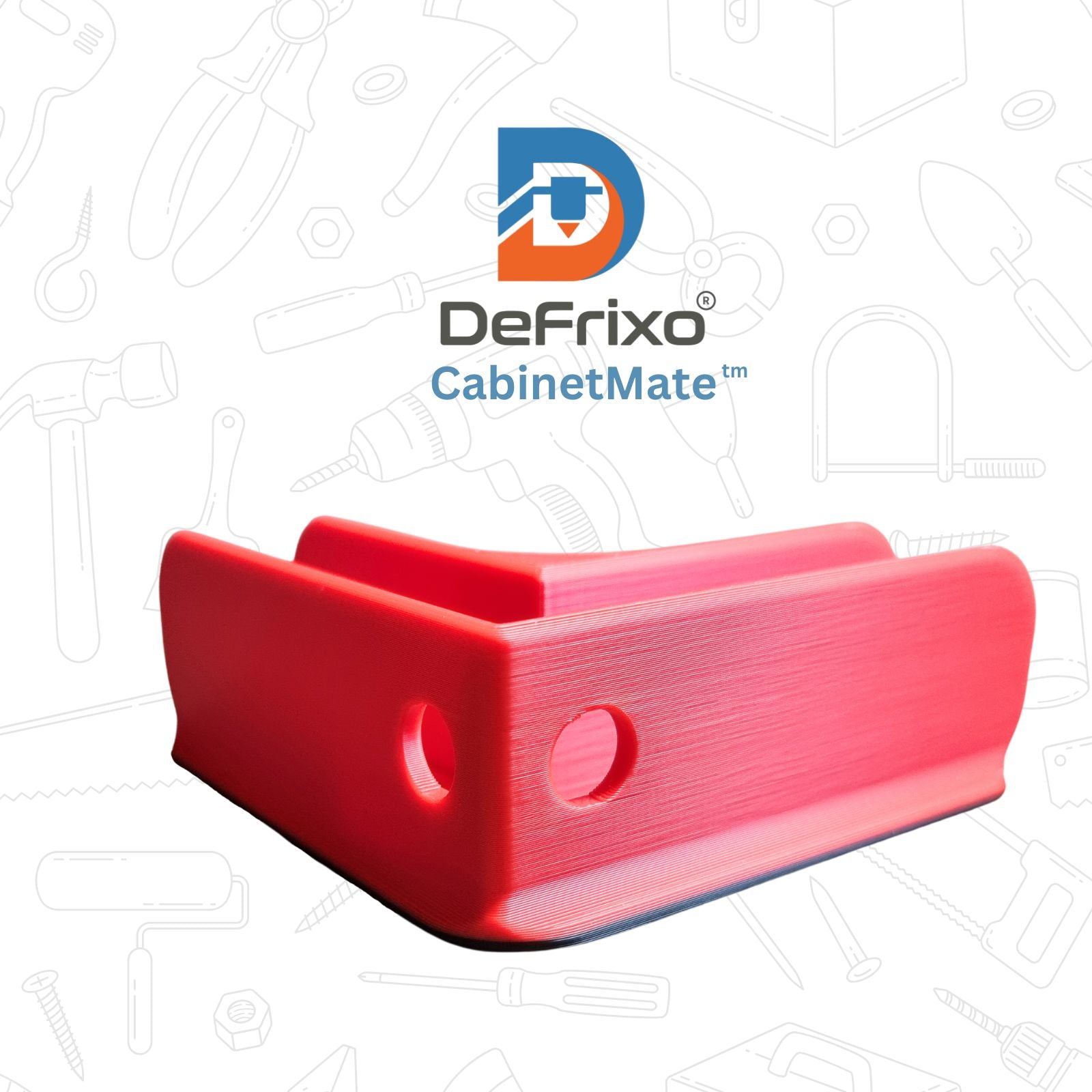 CabinetMate™ Cabinet Assembly Jig – 90° Alignment Tool Set (18mm) | Set of 4