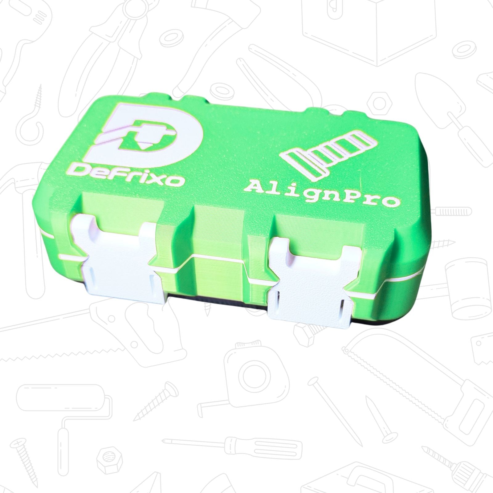 (Box Only) AlignPro™ Laser Level Marker Storage Box – Protective Case for Lightweight, Heavy Base & Magnetic Sets