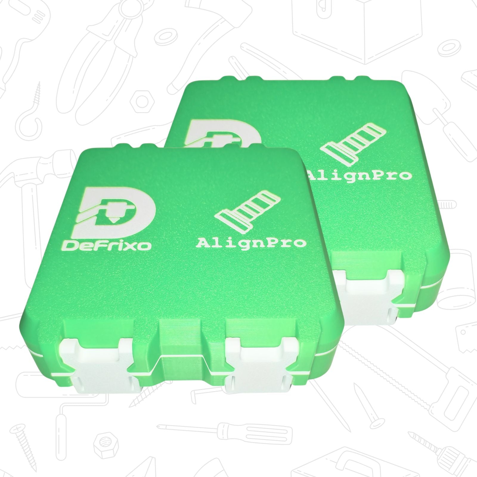 (Box Only) AlignPro™ Laser Level Marker Storage Box – Protective Case for Lightweight, Heavy Base & Magnetic Sets