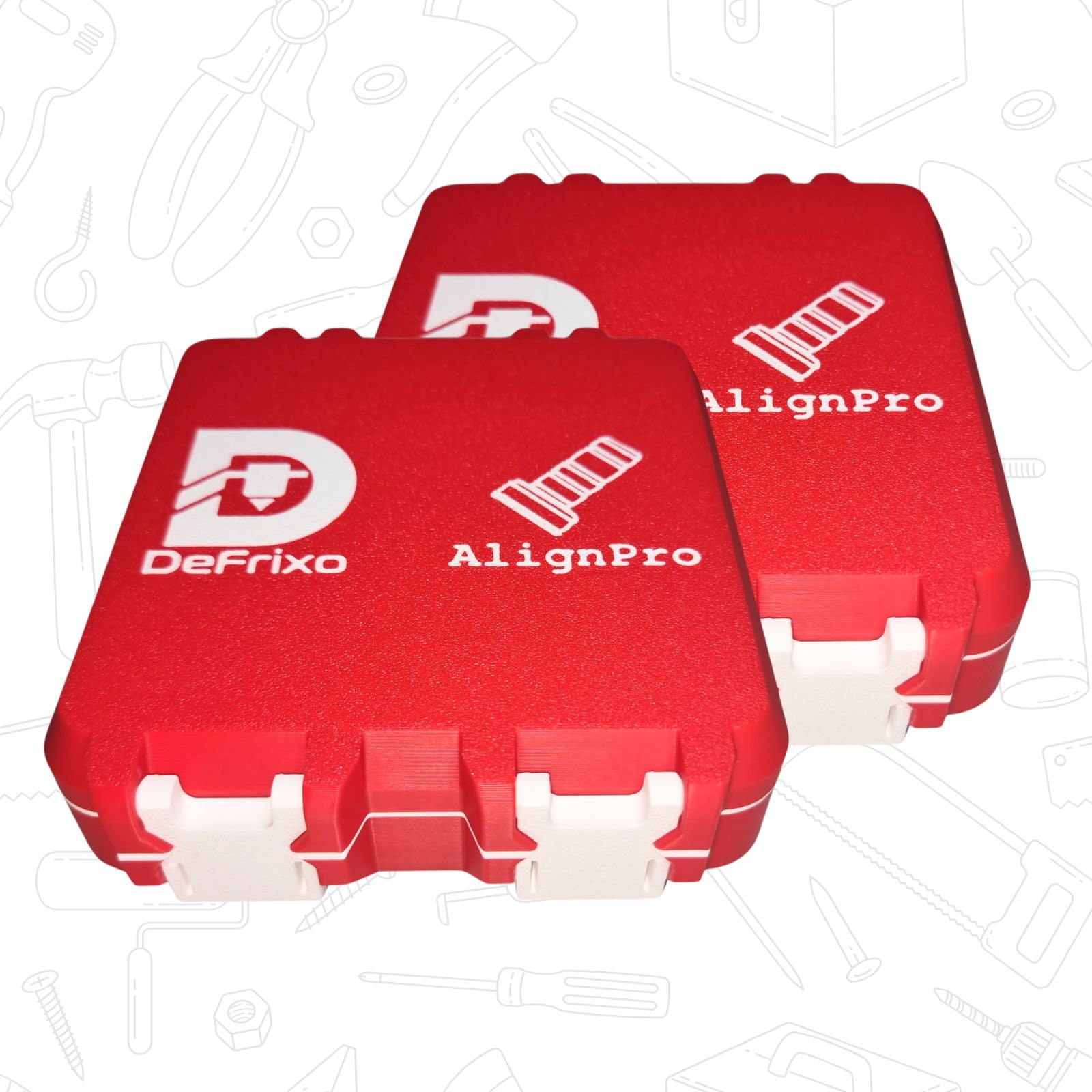(Box Only) AlignPro™ Laser Level Marker Storage Box – Protective Case for Lightweight, Heavy Base & Magnetic Sets