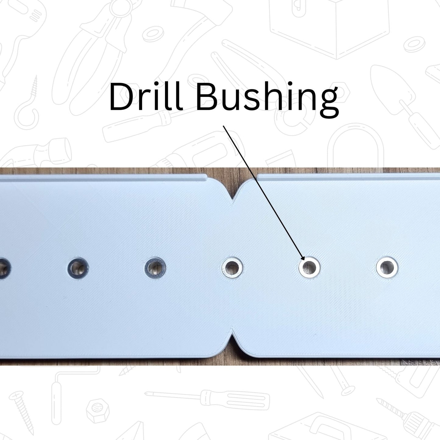 Adjustable Shelf Pin Drilling Jig – 32mm Cabinet System | Precision Hole Guide - DeFrixo
