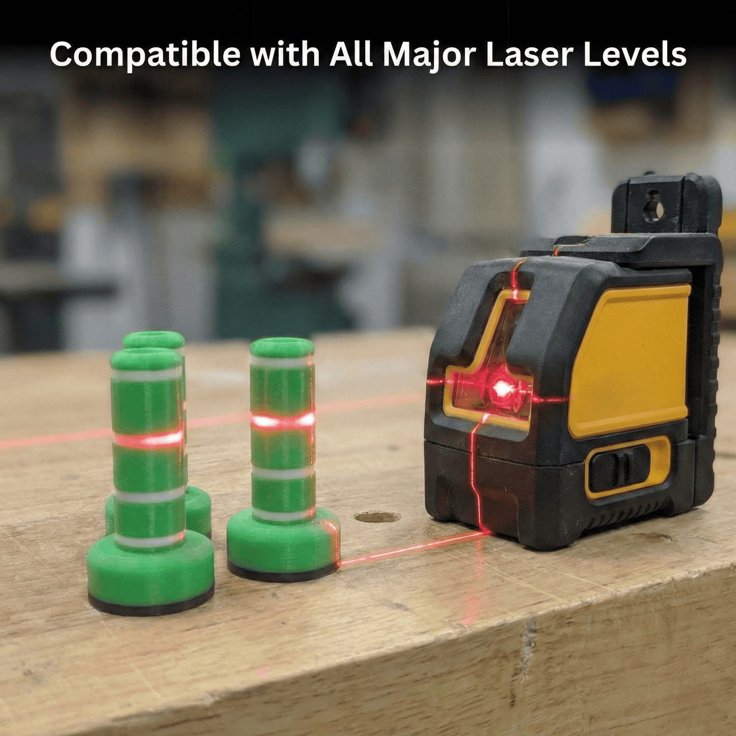 AlignPro™ Heavy Base Laser Level Markers – Cabinet & Worktop Installation Tool - DeFrixo