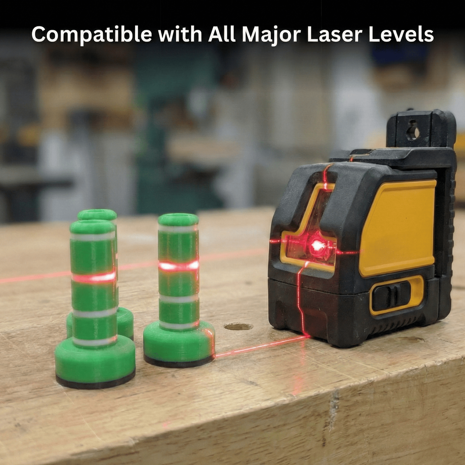 AlignPro™ Heavy Base Laser Level Markers – Cabinet & Worktop Installation Tool - DeFrixo