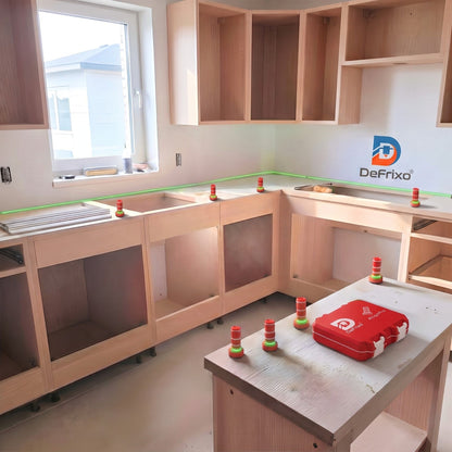 AlignPro™ Heavy Base Laser Level Markers – Cabinet & Worktop Installation Tool - DeFrixo