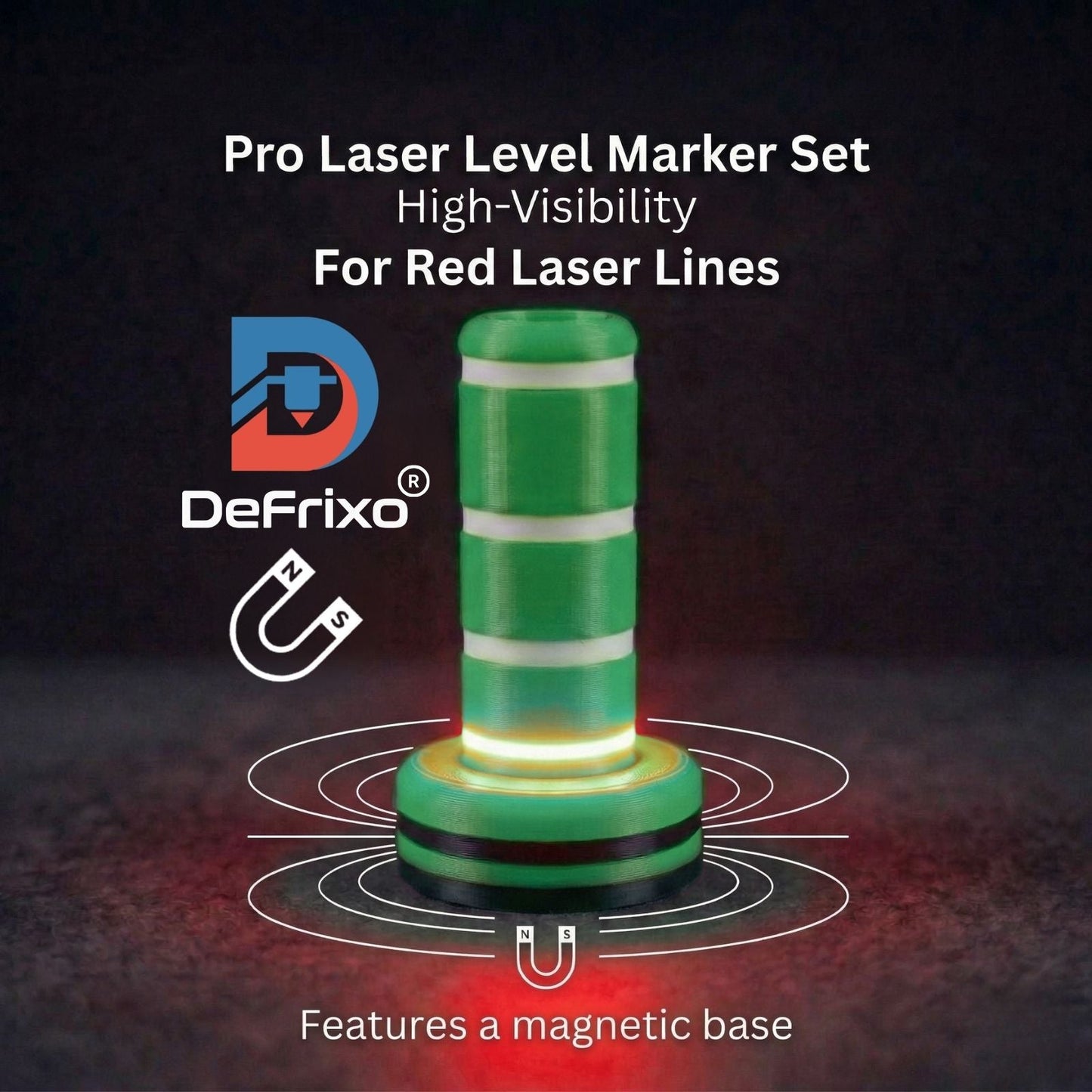 AlignPro™ Magnetic Laser Level Markers – Cabinet & Worktop Installation Tool - DeFrixo