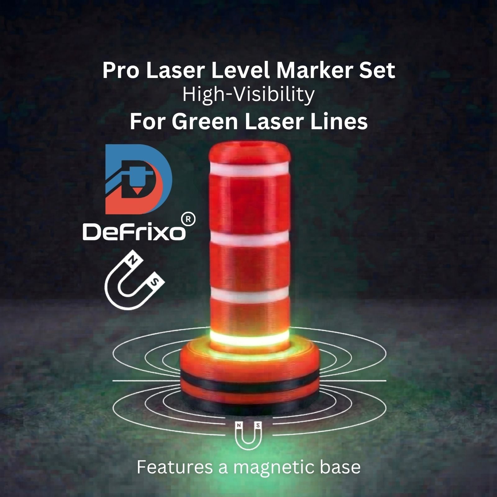 AlignPro™ Magnetic Laser Level Markers – Cabinet & Worktop Installation Tool - DeFrixo