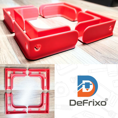 CabinetMate™ Cabinet Assembly Jig – 90° Alignment Tool Set (18mm) | Set of 4 - DeFrixo