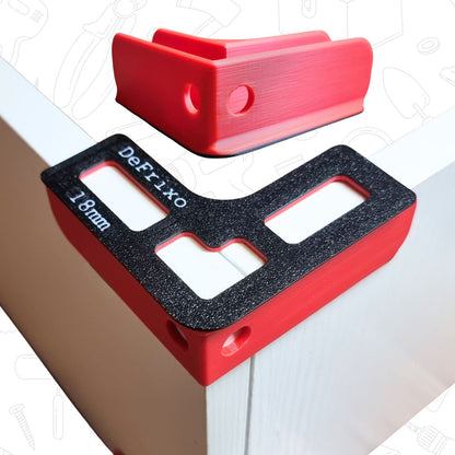 CabinetMate™ Cabinet Assembly Jig – 90° Alignment Tool Set (18mm) | Set of 4 - DeFrixo