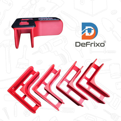 CabinetMate™ Cabinet Assembly Jig – 90° Alignment Tool Set (18mm) | Set of 4 - DeFrixo