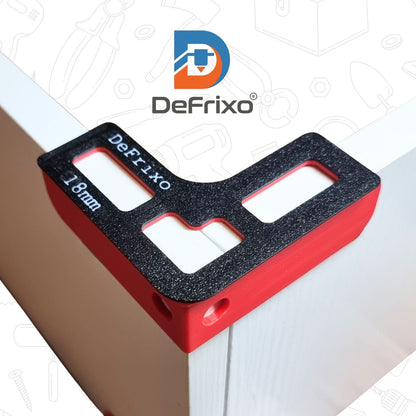 CabinetMate™ Cabinet Assembly Jig – 90° Alignment Tool Set (18mm) | Set of 4 - DeFrixo