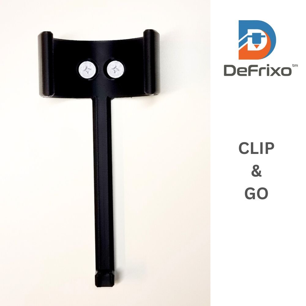 Clip-On Silicone Tube Wall & Van Holder – Secure Sealant Storage Mount | Set of 5 - DeFrixo