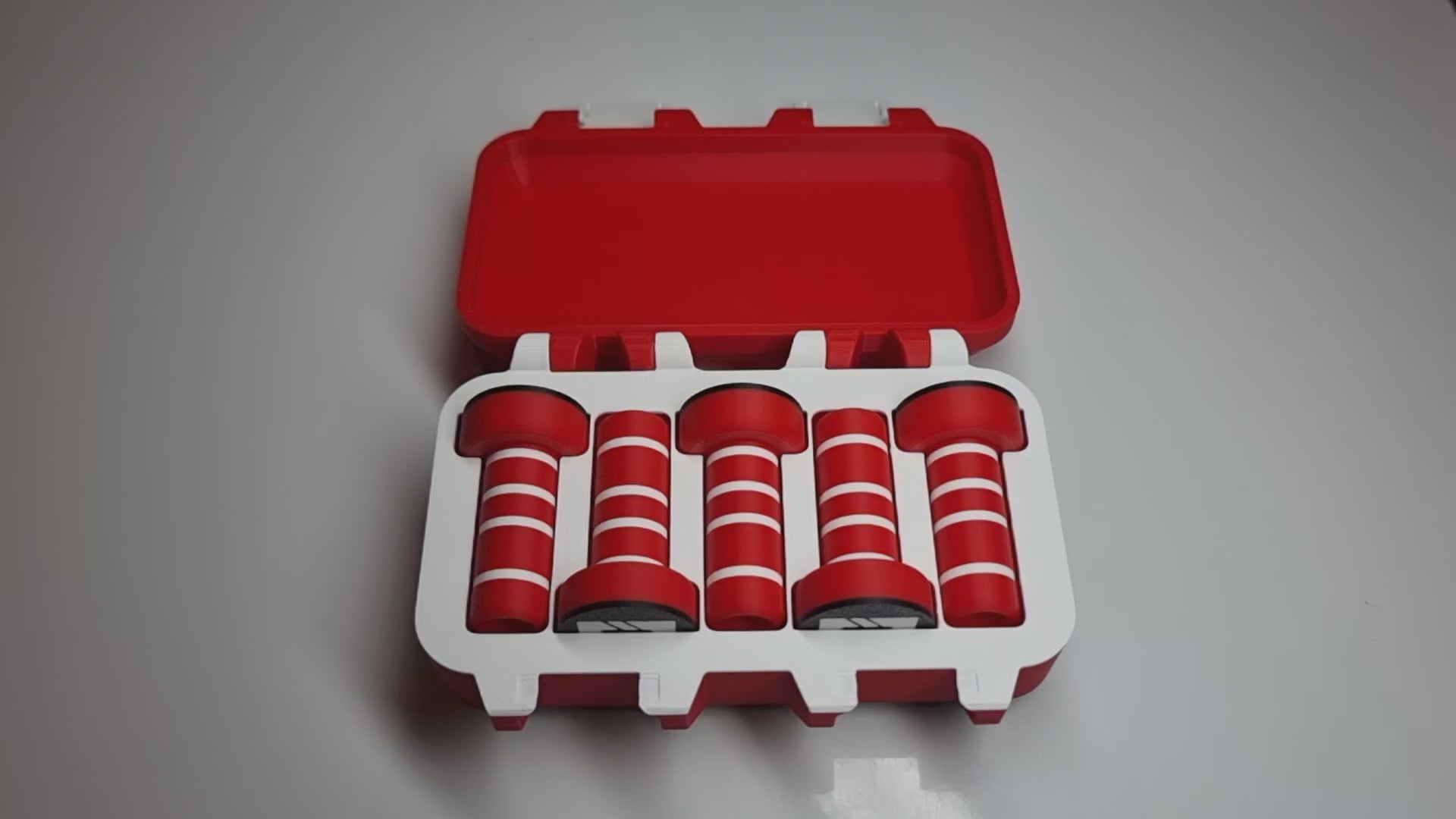 (Box Only) AlignPro™ Laser Level Marker Storage Box – Protective Case for Lightweight, Heavy Base & Magnetic Sets