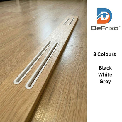 Slimline Ventilation Grille Cover for 18mm Panels - Various Lengths Available | Set of 2 - DeFrixo