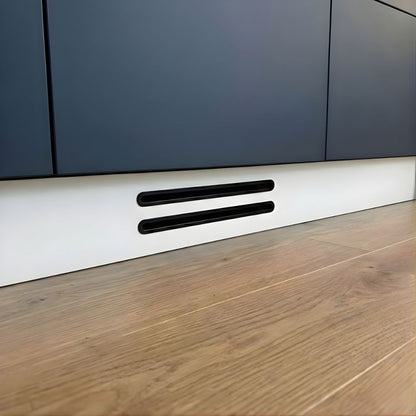 Slimline Ventilation Grille Cover for 18mm Panels - Various Lengths Available | Set of 2 - DeFrixo